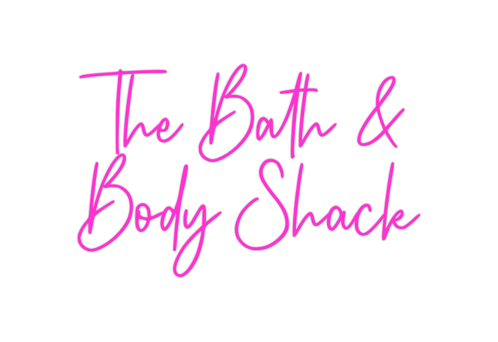 Custom Neon: The Bath & Bo... - Neon Filter