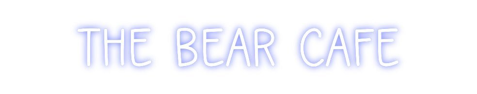 Custom Neon: The Bear Cafe - Neon Filter