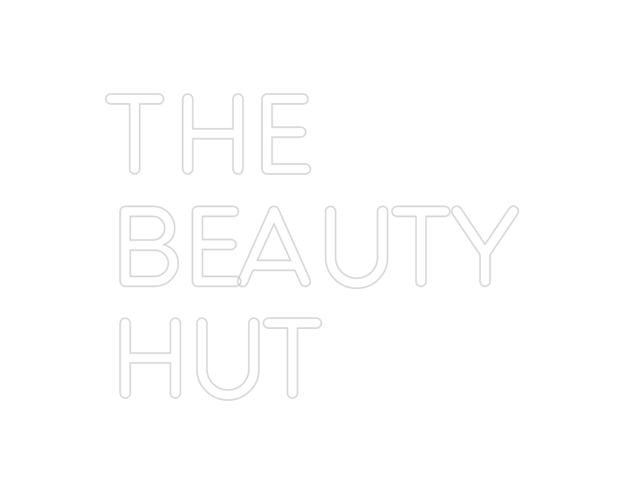 Custom Neon: THE BEAUTY HUT - Neon Filter