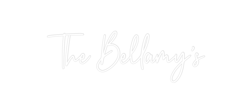 Custom Neon: The Bellamy’s - Neon Filter