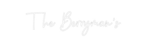 Custom Neon: The Berryman’s - Neon Filter