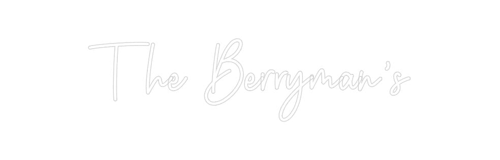 Custom Neon: The Berryman’s - Neon Filter