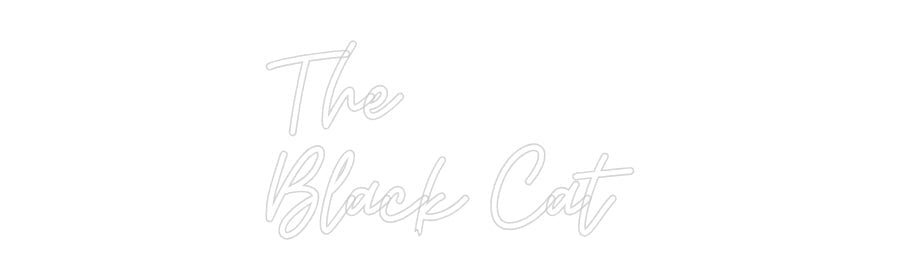 Custom Neon: The Black Cat - Neon Filter