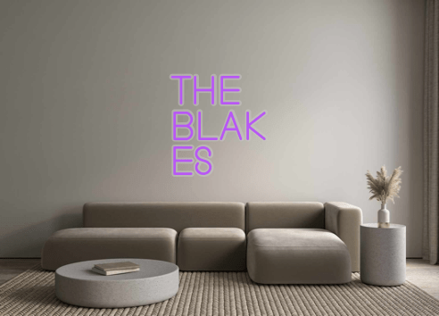 Custom Neon: The Blak es - Neon Filter