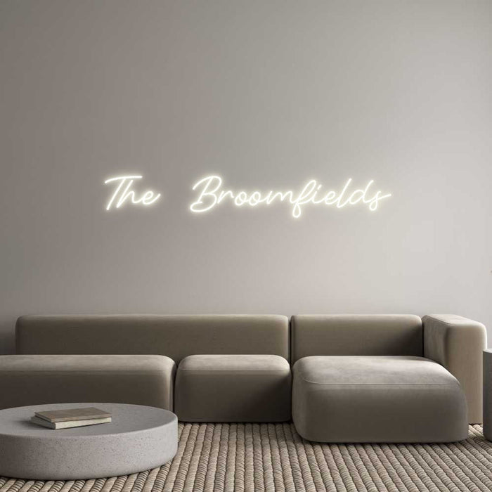 Custom Neon: The Broomfields - Neon Filter