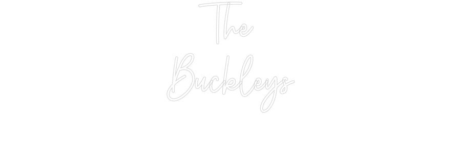 Custom Neon: The Buckleys - Neon Filter