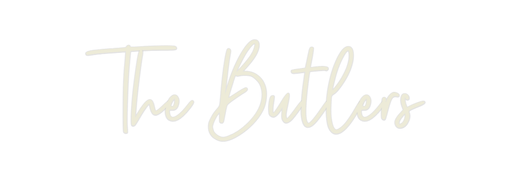 Custom Neon: The Butlers - Neon Filter