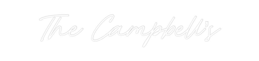 Custom Neon: The Campbell’s - Neon Filter