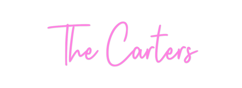 Custom Neon: The Carters - Neon Filter