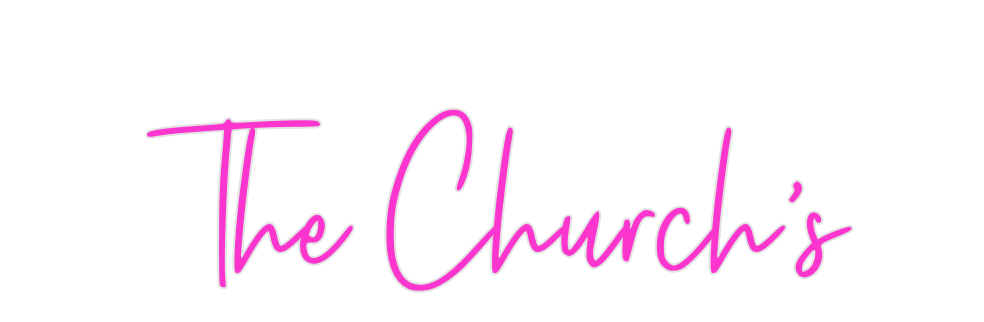 Custom Neon: The Church’s - Neon Filter