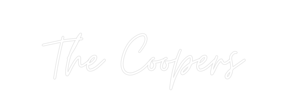 Custom Neon: The Coopers - Neon Filter