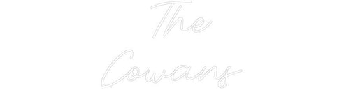 Custom Neon: The Cowans - Neon Filter