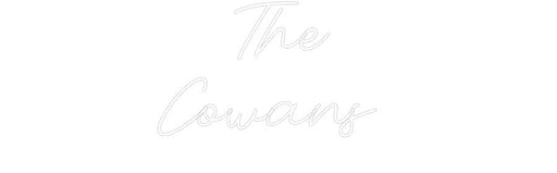 Custom Neon: The Cowans - Neon Filter