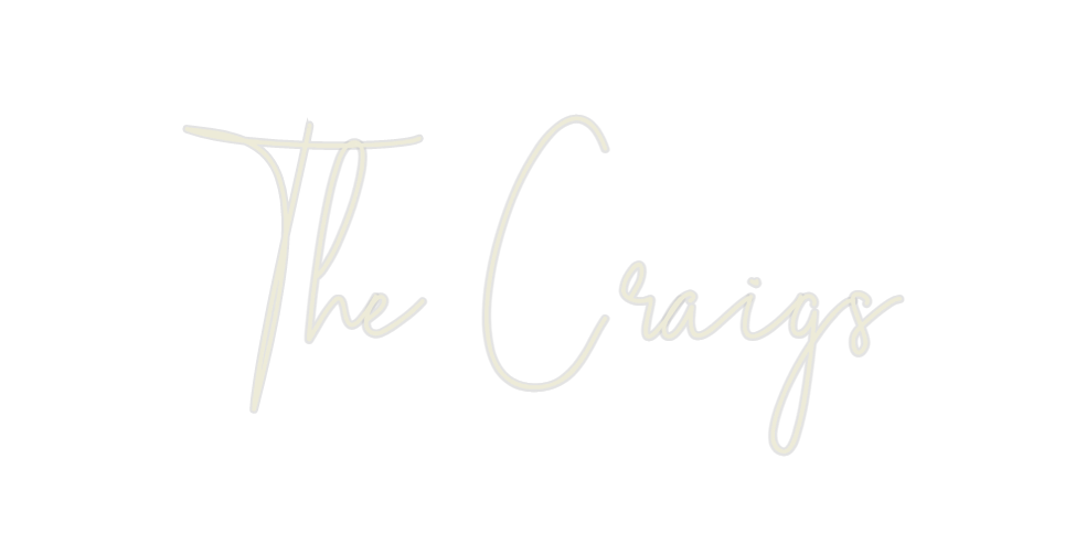 Custom Neon: The Craigs - Neon Filter