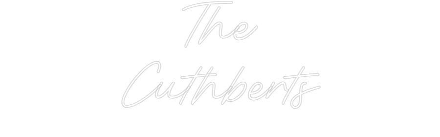 Custom Neon: The Cuthberts - Neon Filter