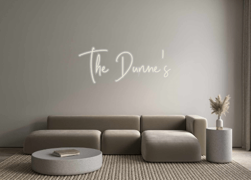 Custom Neon: The Dunne's - Neon Filter