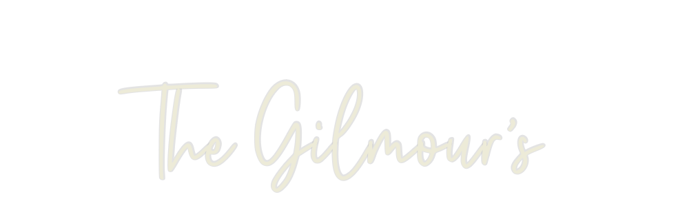 Custom Neon: The Gilmour’s - Neon Filter