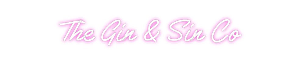 Custom Neon: The Gin & Sin... - Neon Filter