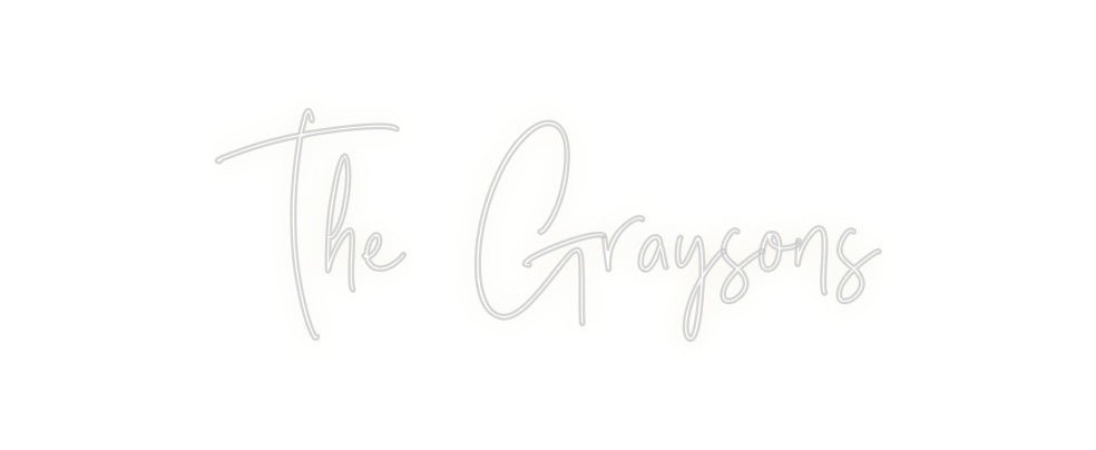 Custom Neon: The Graysons - Neon Filter