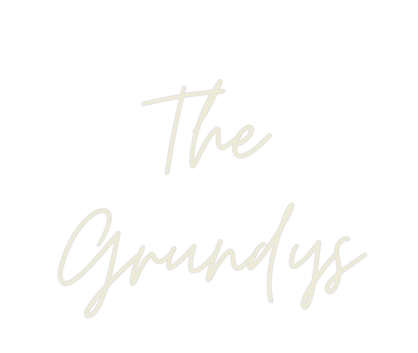 Custom Neon: The Grundys - Neon Filter