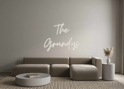 Custom Neon: The Grundys - Neon Filter