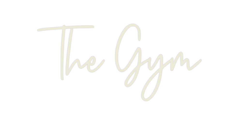 Custom Neon: The Gym - Neon Filter