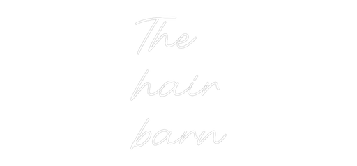 Custom Neon: The hair barn - Neon Filter