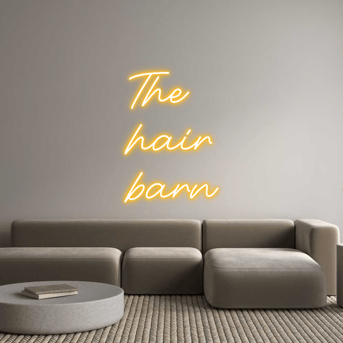 Custom Neon: The hair barn - Neon Filter