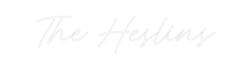 Custom Neon: The Heslins - Neon Filter