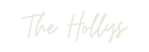 Custom Neon: The Hollys - Neon Filter