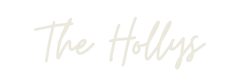 Custom Neon: The Hollys - Neon Filter