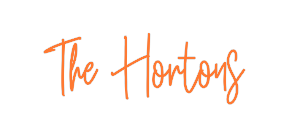 Custom Neon: The Hortons - Neon Filter