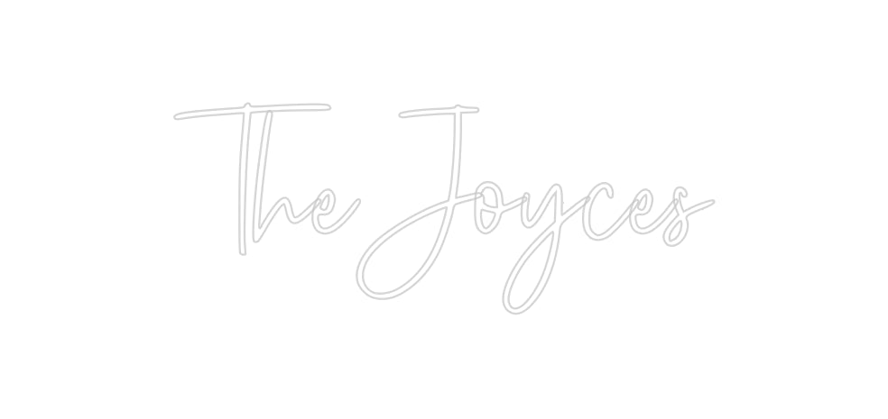 Custom Neon: The Joyces - Neon Filter