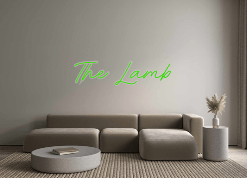 Custom Neon: The Lamb - Neon Filter