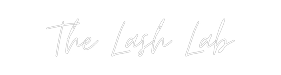 Custom Neon: The Lash Lab - Neon Filter