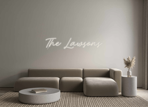 Custom Neon: The Lawsons - Neon Filter