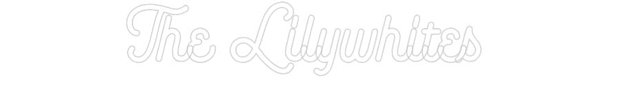 Custom Neon: The Lilywhites - Neon Filter