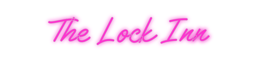 Custom Neon: The Lock Inn - Neon Filter