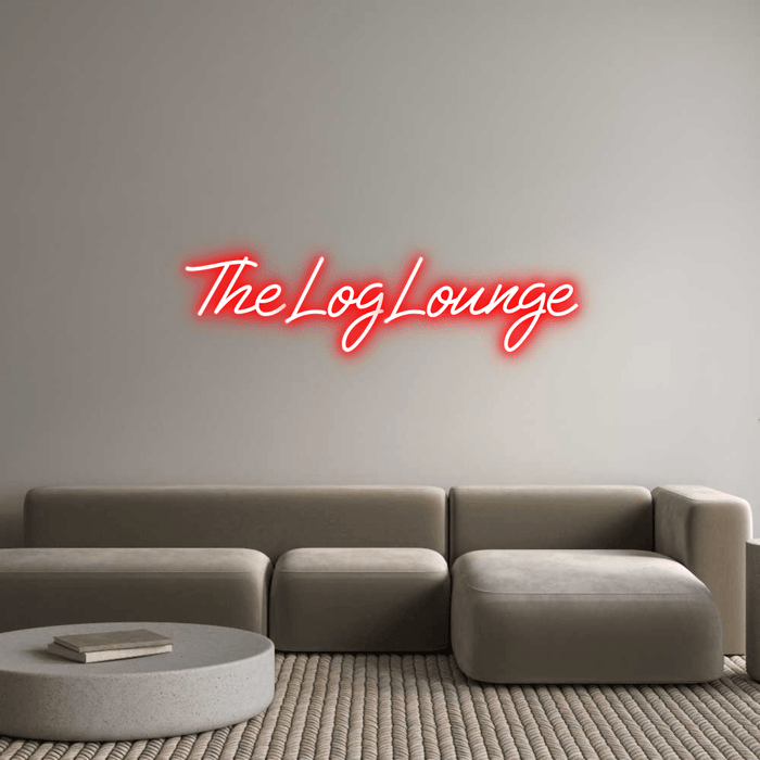 Custom Neon: The Log Lounge - Neon Filter