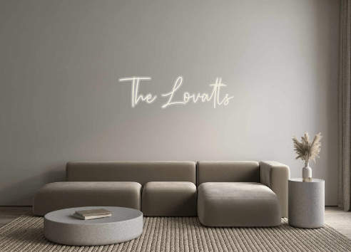 Custom Neon: The Lovatts - Neon Filter