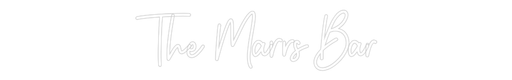 Custom Neon: The Marrs Bar - Neon Filter