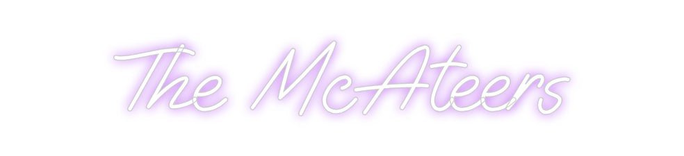 Custom Neon: The McAteers - Neon Filter