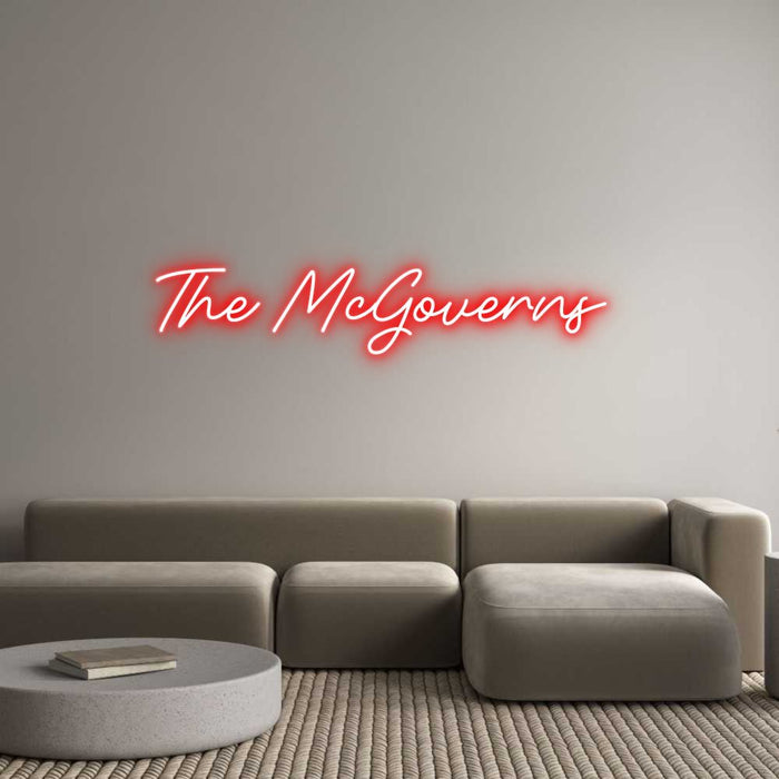 Custom Neon: The McGoverns - Neon Filter