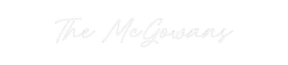 Custom Neon: The McGowans - Neon Filter