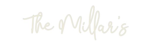 Custom Neon: The Millar’s - Neon Filter