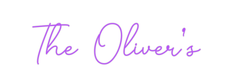 Custom Neon: The Oliver’s - Neon Filter