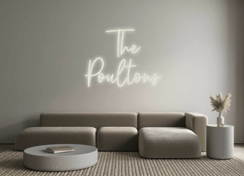 Custom Neon: The Poultons - Neon Filter