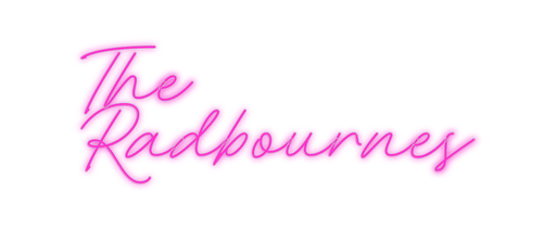 Custom Neon: The Radbournes - Neon Filter