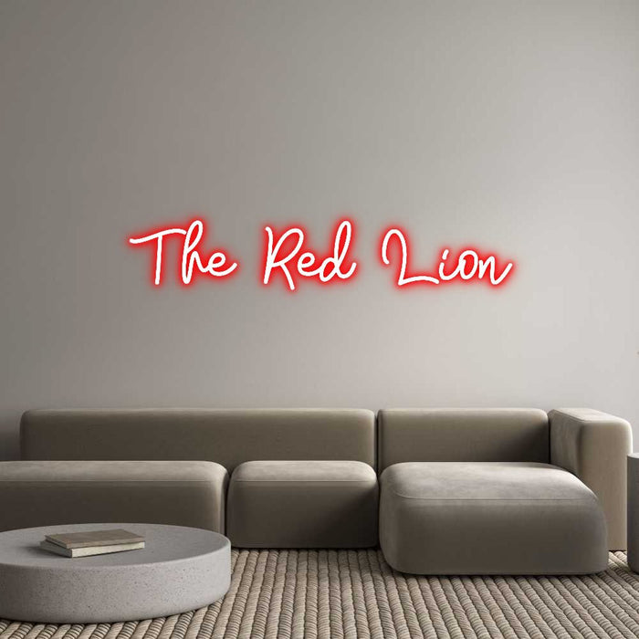 Custom Neon: The Red Lion - Neon Filter