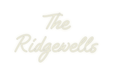 Custom Neon: The Ridgewells - Neon Filter